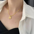 Golden Clover choker