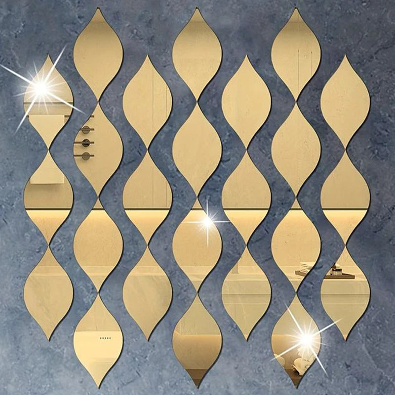 3D Mirror Removable Wall