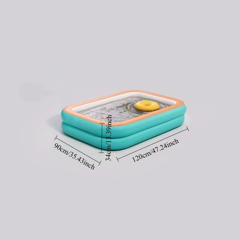 1PC Inflatable Swimming Pool Adult Outdoor Swimming Pool Courtyard Foldable Swimming Pool Suitable for Backyard Garden  Family