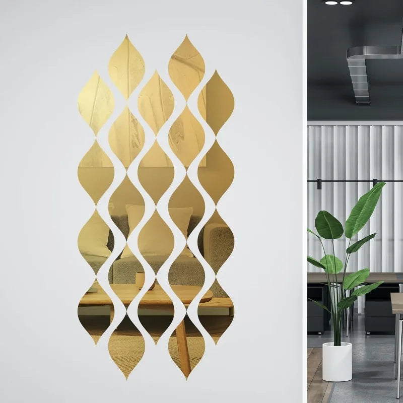 3D Mirror Removable Wall