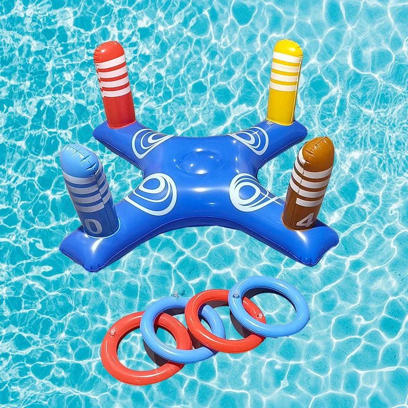 Water basketball hoop. Wholesale of cross-border inflatable water toys. Inflatable basketball hoop with interactive
