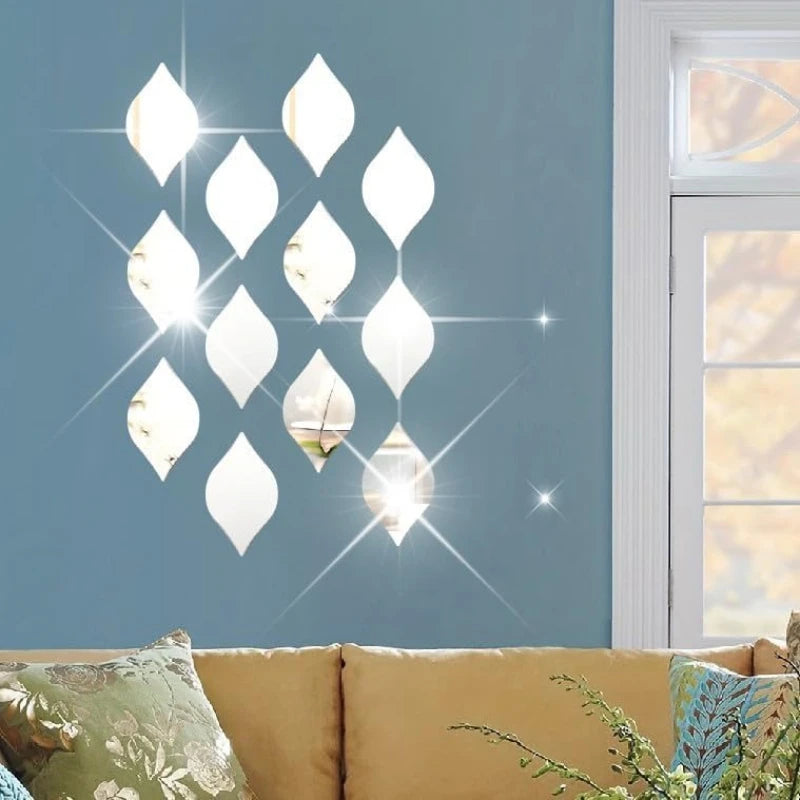 3D Mirror Removable Wall