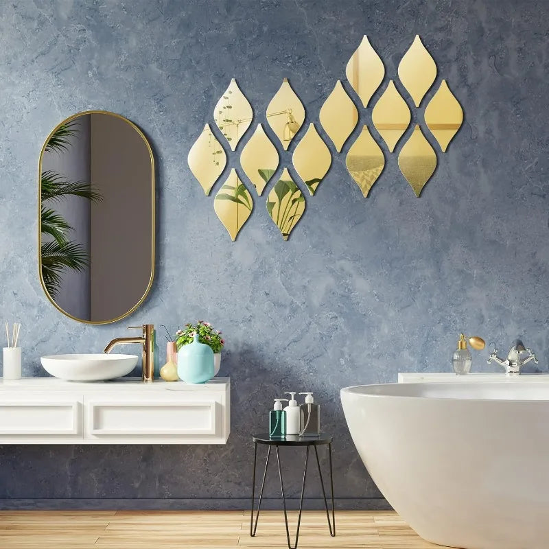 3D Mirror Removable Wall