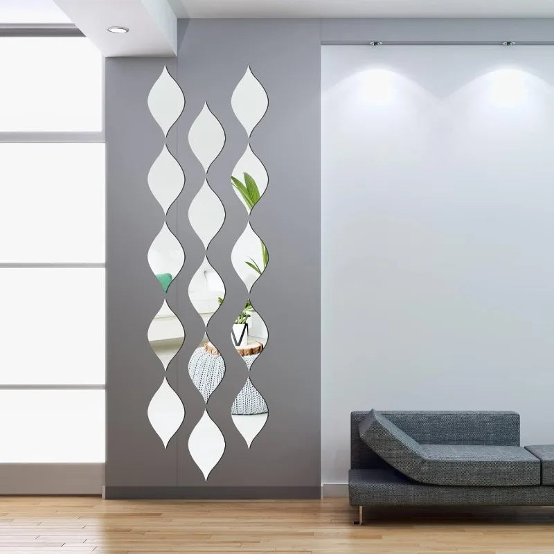 3D Mirror Removable Wall