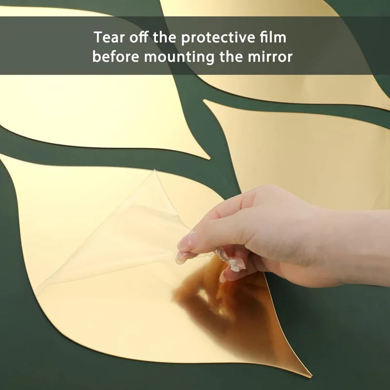 3D Mirror Removable Wall