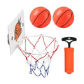 Mini Indoor Basketball Hoop with 2 Balls, Suction Cup Wall Mounted Basketball Backboard, Sports Toy for Kids Boys Girls